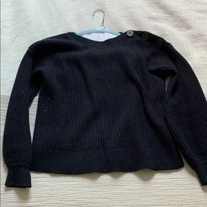 Madewell navy boatneck sweater